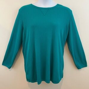 Woman Within | Ling Sleeve Waffle Texture Shirt